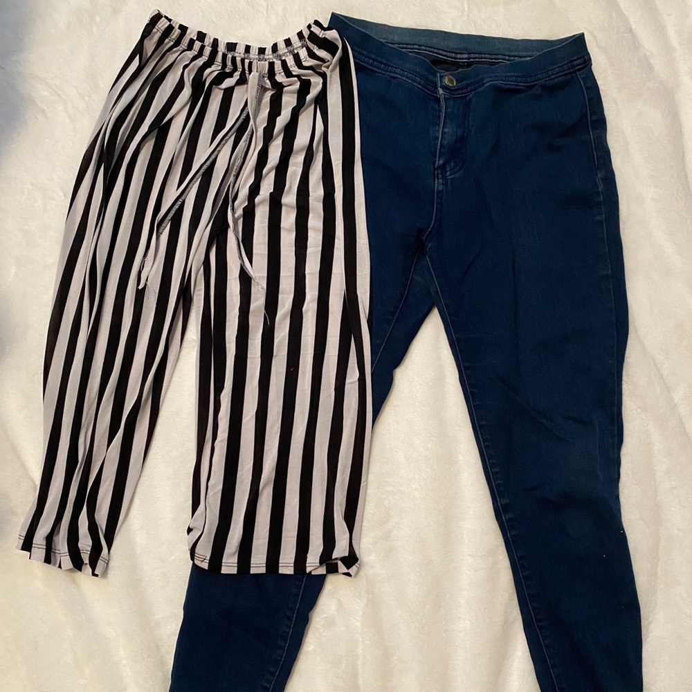 2 pcs jeans+pants